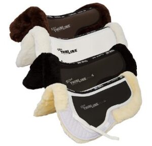 A set of four ThinLine Sheepskin Comfort Correction Half-Pads.