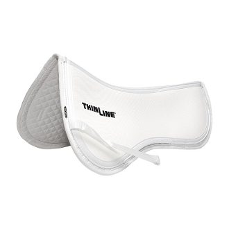 A white ThinLine Trifecta Cotton Correction Half Pad with the word twinline on it.