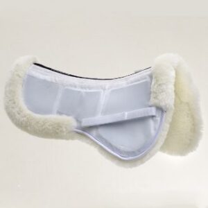 An Ovation Europa Sheepskin - Six Shim Half Pad on a white background.