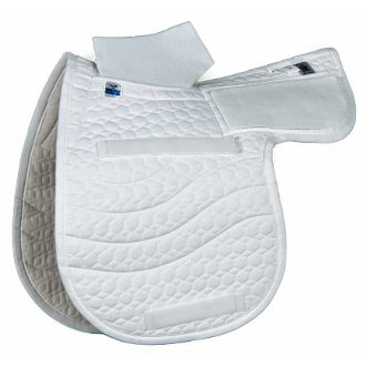 A E.A. Mattes 'Platinum' Dressage Correction / Contour Pad, Quilt Only on a white background.