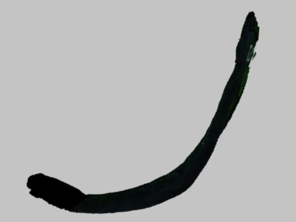 A drawing of a Tota Contoured Fleece Girth with a long tail.