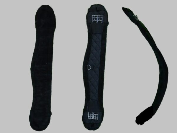 A pair of Tota Contoured Fleece Girth and a pair of Tota Contoured Fleece Girth.