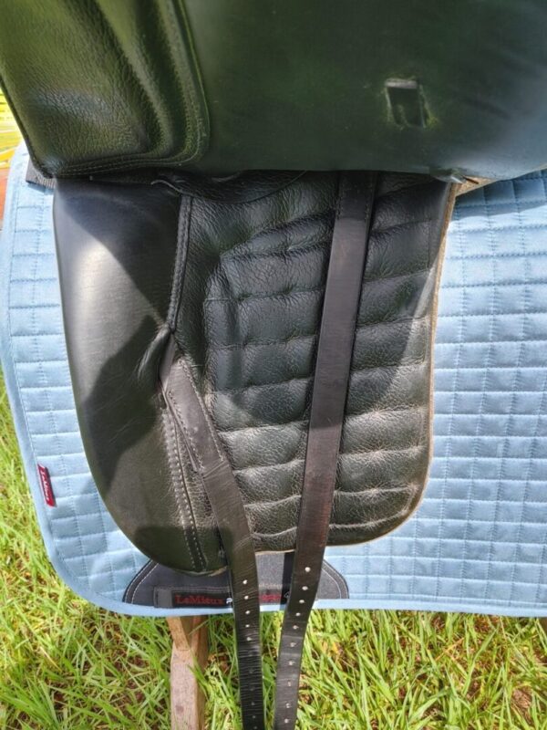 A Black Country Dressage UC257 with a strap attached to it.