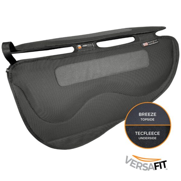 The Western Airpad Breeze seat cushion is shown with the logo on it.