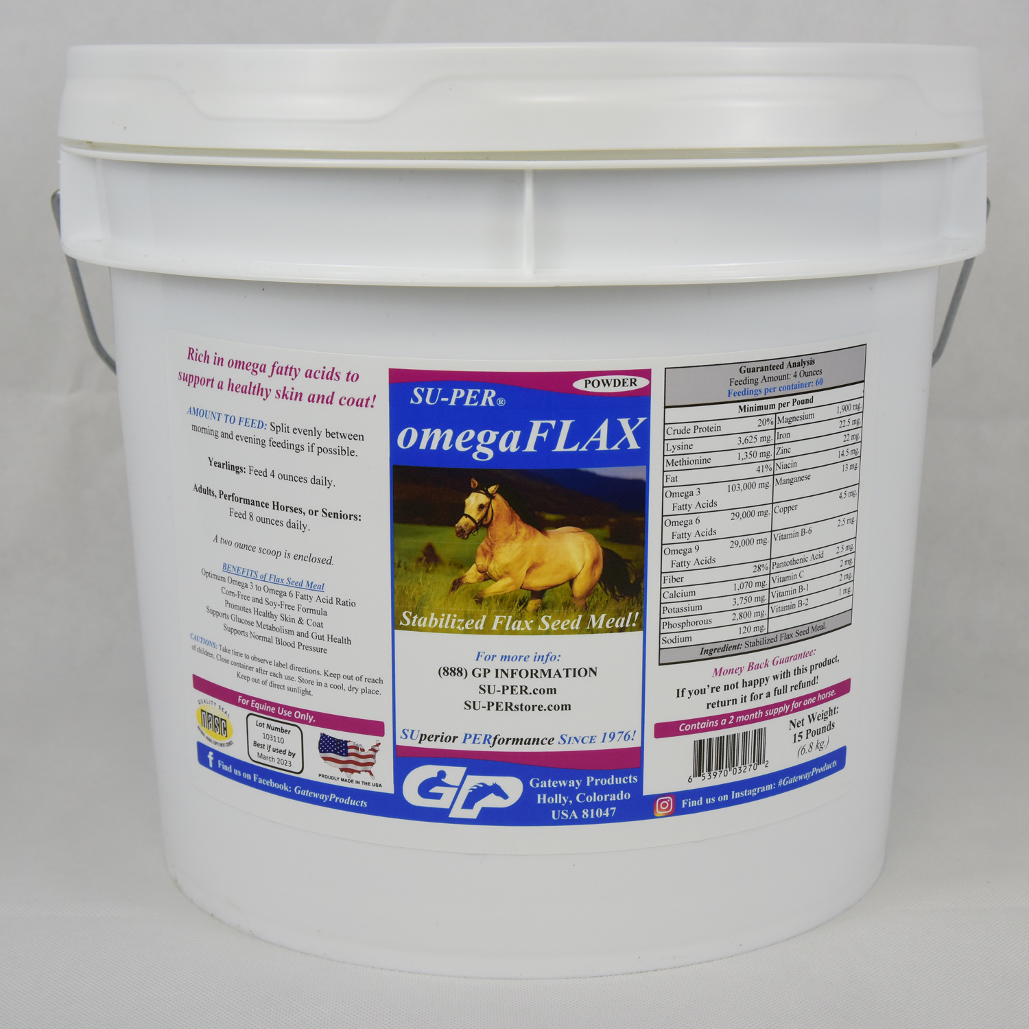 flax powder supplement