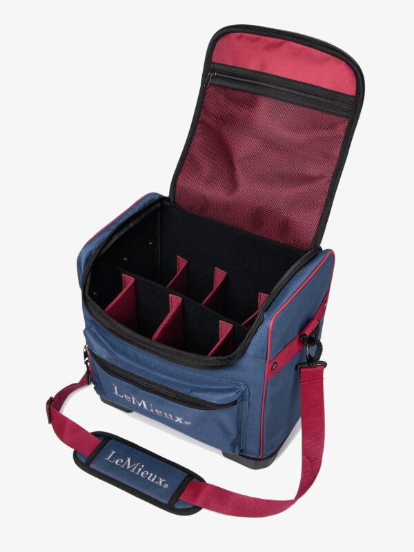 A Grooming Bag Pro with several compartments.