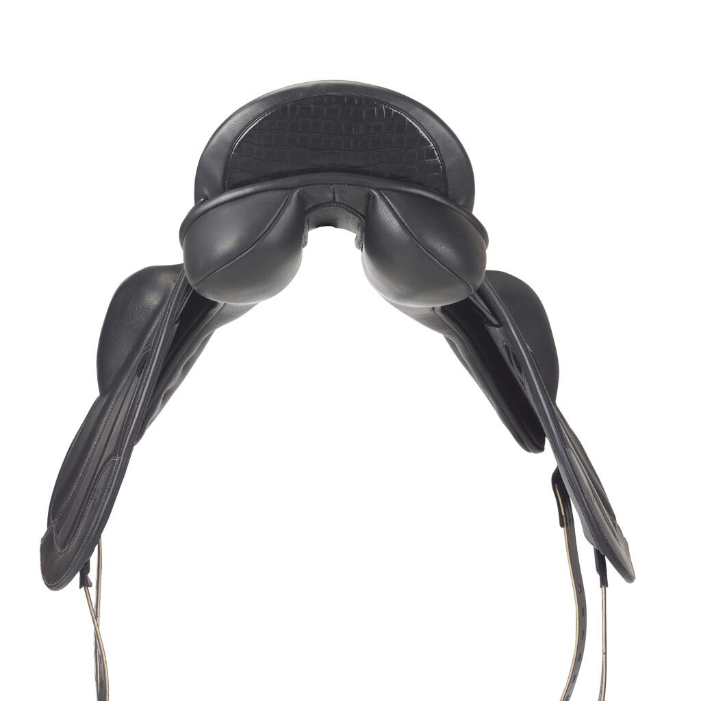 SELLE DRESSAGE FREESTYLE MONOQUARTIER CUIR DOUBLEE | ERREPLUS | Selle