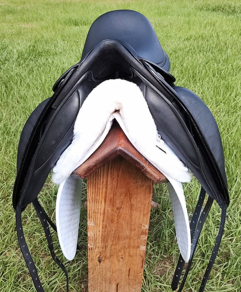 Circonférence de dressage Fairfax 24 | Jauge étroite | Cuir noir