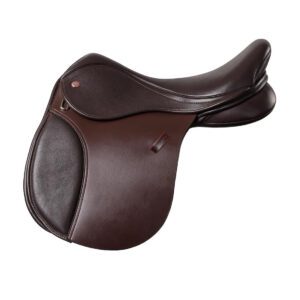 T9 pony saddle, side profile brown